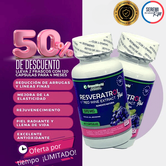 RESVERATROL® 100% NATURAL 590mg